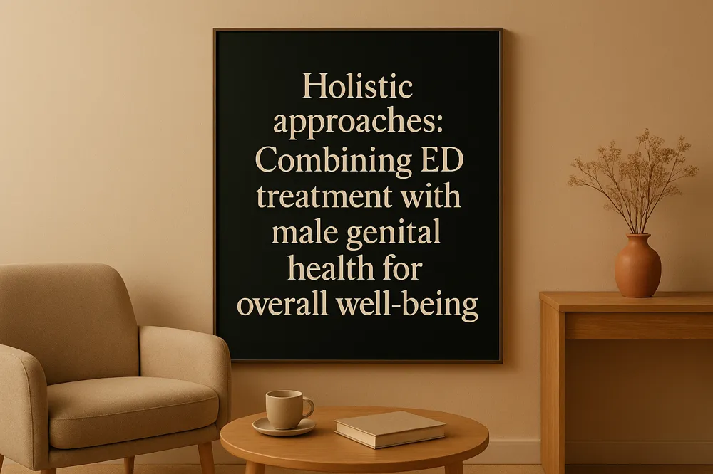 Holistic approaches: Combining ED treatment with male genital health for overall well-being.