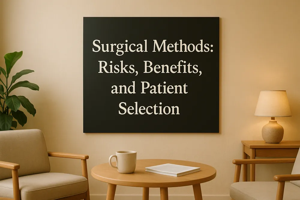 Surgical Methods: Risks, Benefits, and Patient Selection