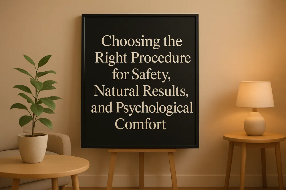 Choosing the Right Procedure for Safety, Natural Results, and Psychological Comfort