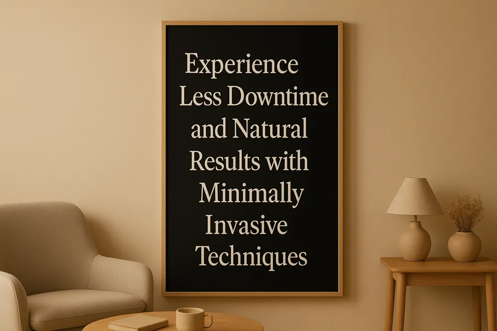 Experience Less Downtime and Natural Results with Minimally Invasive Techniques