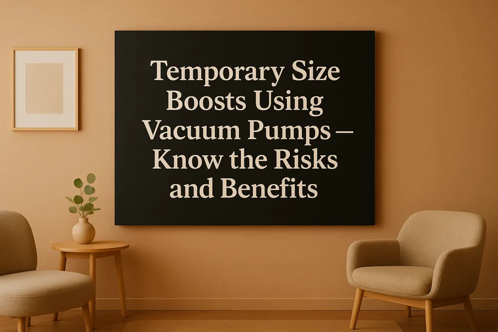 Temporary Size Boosts Using Vacuum Pumps — Know the Risks and Benefits