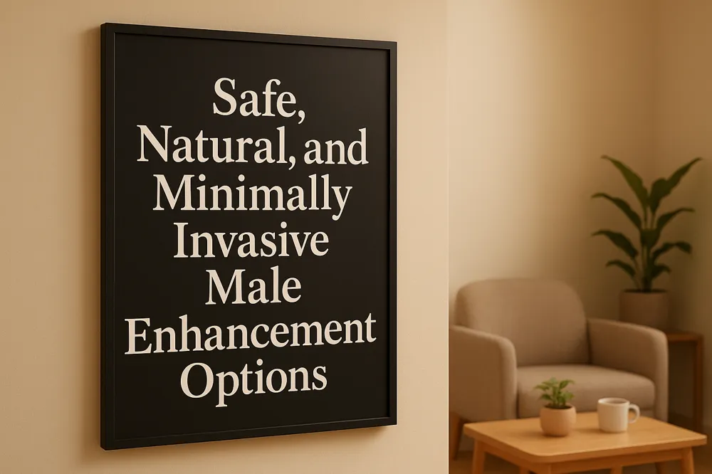 Safe, Natural, and Minimally Invasive Male Enhancement Options