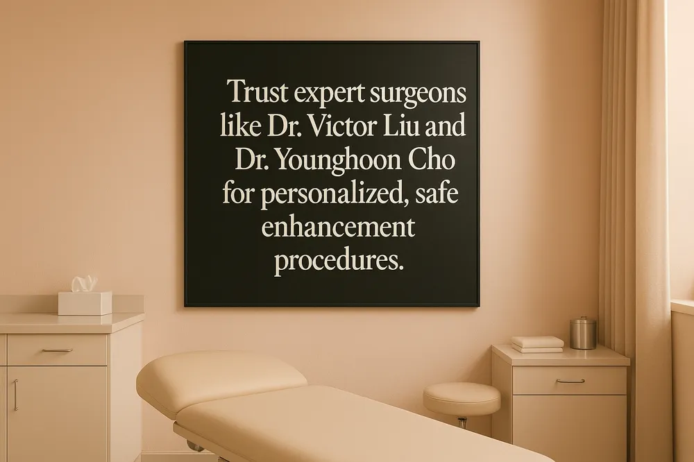 Trust expert surgeons like Dr. Victor Liu and Dr. Younghoon Cho for personalized, safe enhancement procedures.