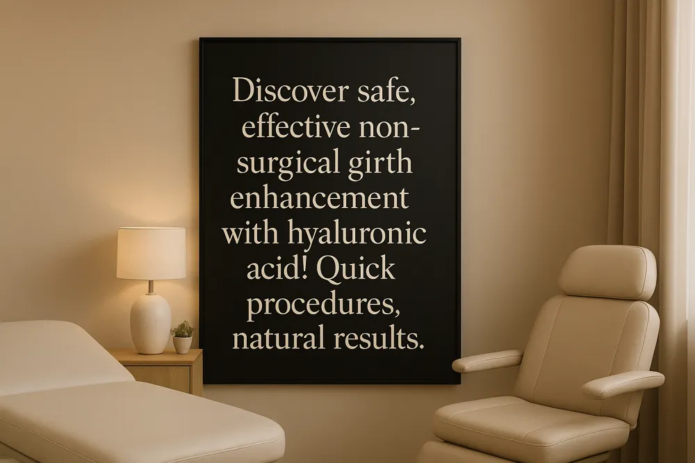 Discover safe, effective non-surgical girth enhancement with hyaluronic acid! Quick procedures, natural results.