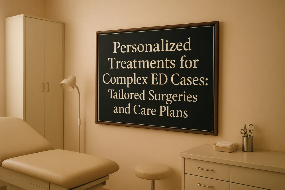 Personalized Treatments for Complex ED Cases: Tailored Surgeries and Care Plans