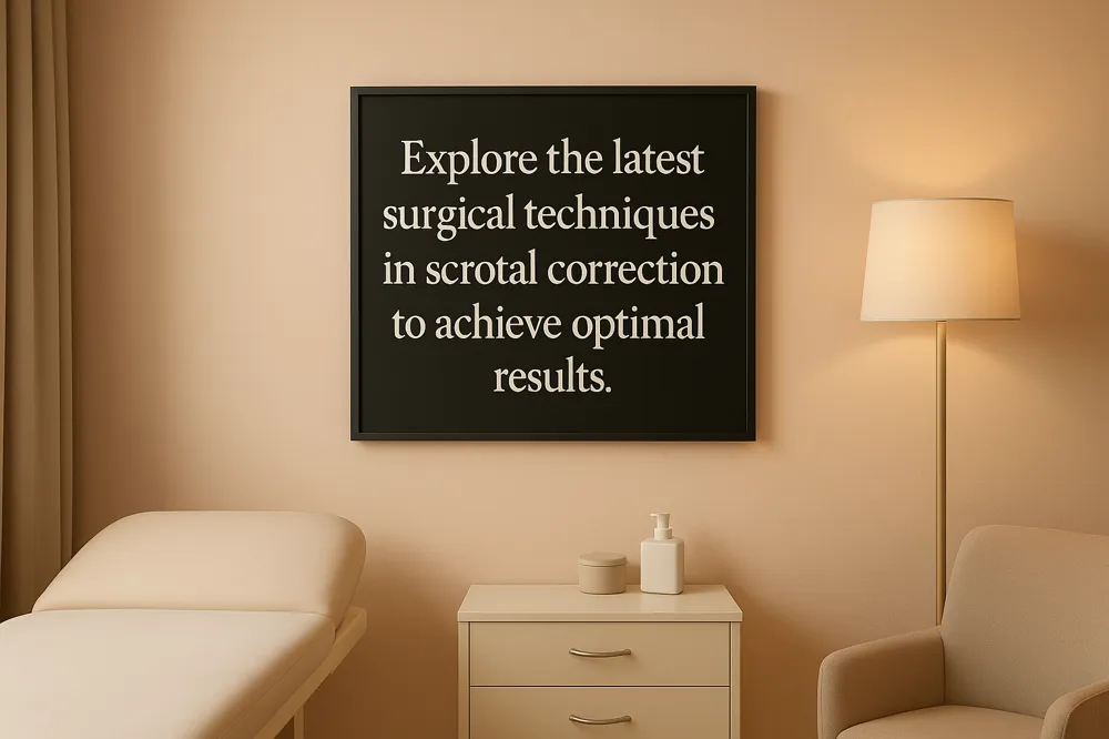 Explore the latest surgical techniques in scrotal correction to achieve optimal results.