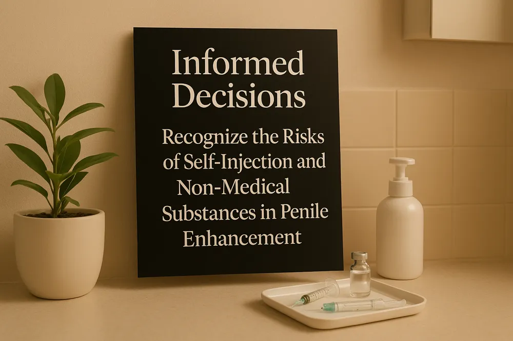 Informed Decisions: Recognize the Risks of Self-Injection and Non-Medical Substances in Penile Enhancement