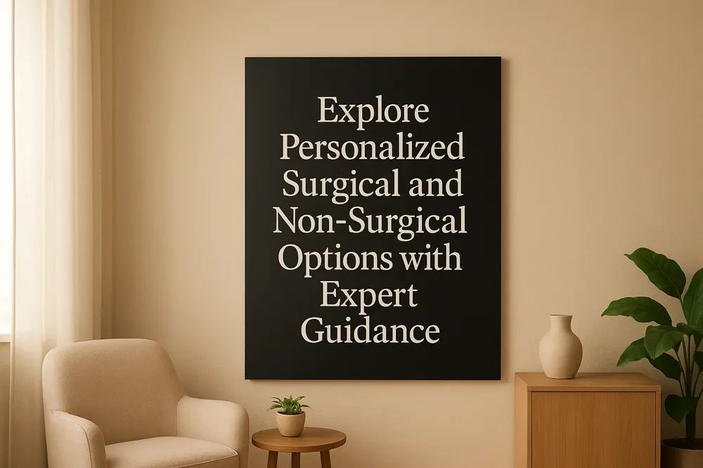 Explore Personalized Surgical and Non-Surgical Options with Expert Guidance