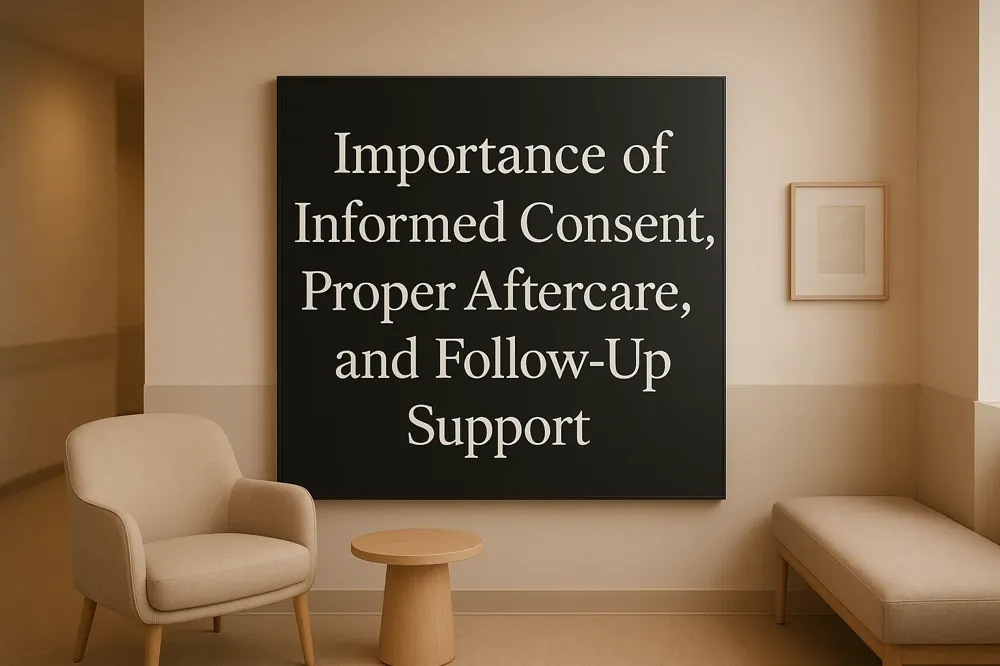 Importance of Informed Consent, Proper Aftercare, and Follow-Up Support