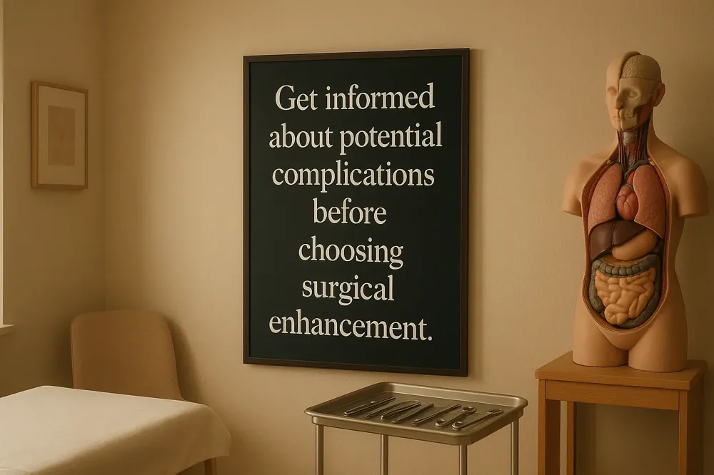 Get informed about potential complications before choosing surgical enhancement.