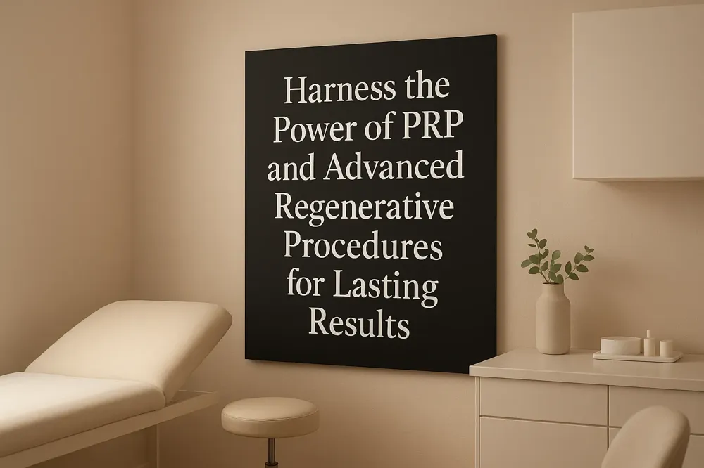 Harness the Power of PRP and Advanced Regenerative Procedures for Lasting Results