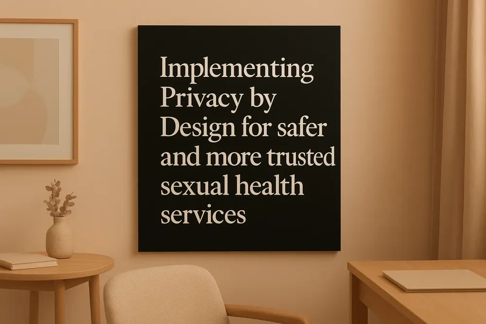 Implementing Privacy by Design for safer and more trusted sexual health services.