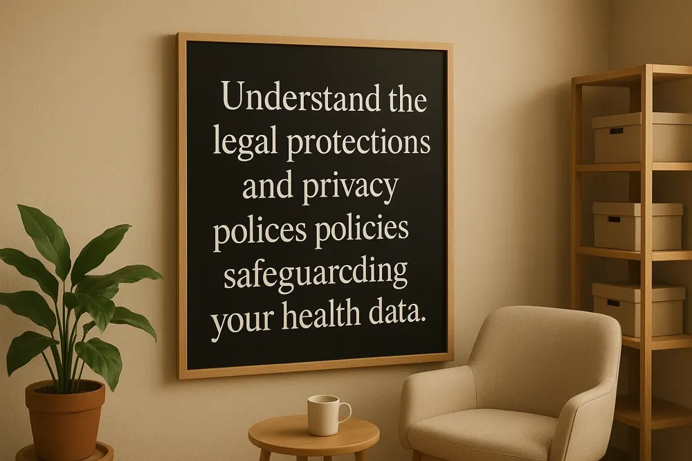 Understand the legal protections and privacy policies safeguarding your health data.
