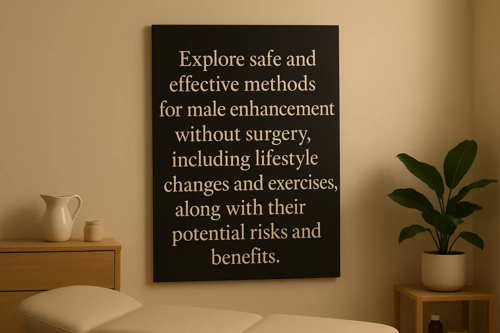 Explore the realities and risks of permanent penis enlargement without surgery.