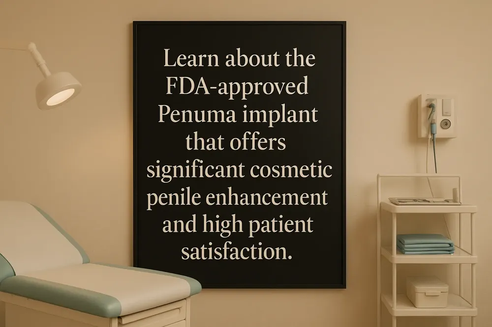 Learn about the FDA-approved Penuma implant that offers significant cosmetic penile enhancement and high patient satisfaction.