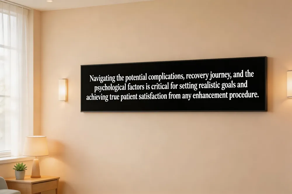 Navigating the potential complications, recovery journey, and the psychological factors is critical for setting realistic goals and achieving true patient satisfaction from any enhancement procedure.