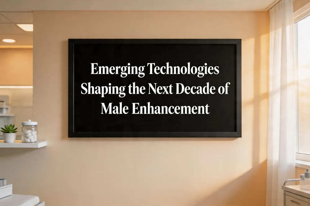 Emerging Technologies Shaping the Next Decade of Male Enhancement
