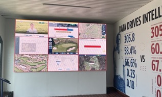 Screens displaying Marco Simon Golf 