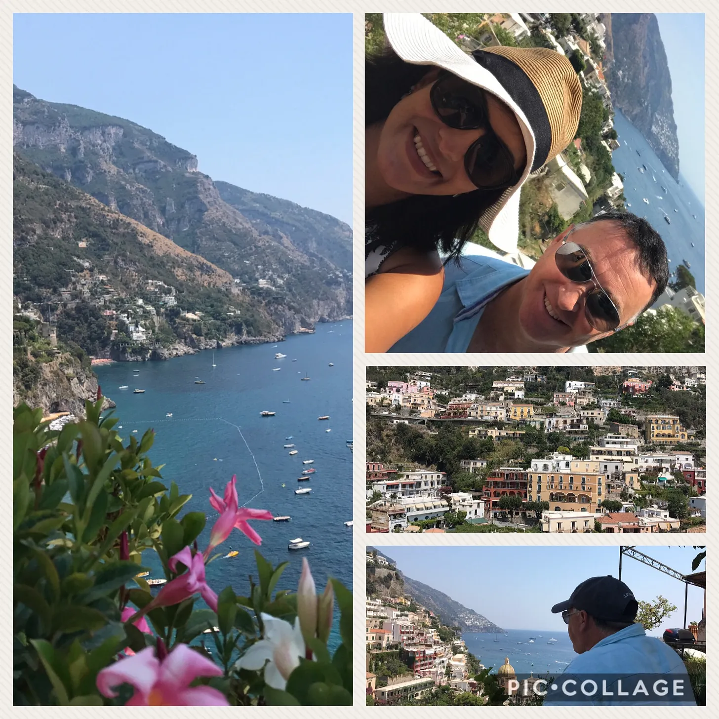 Niall and Paari O'Toole on holiday in Italy