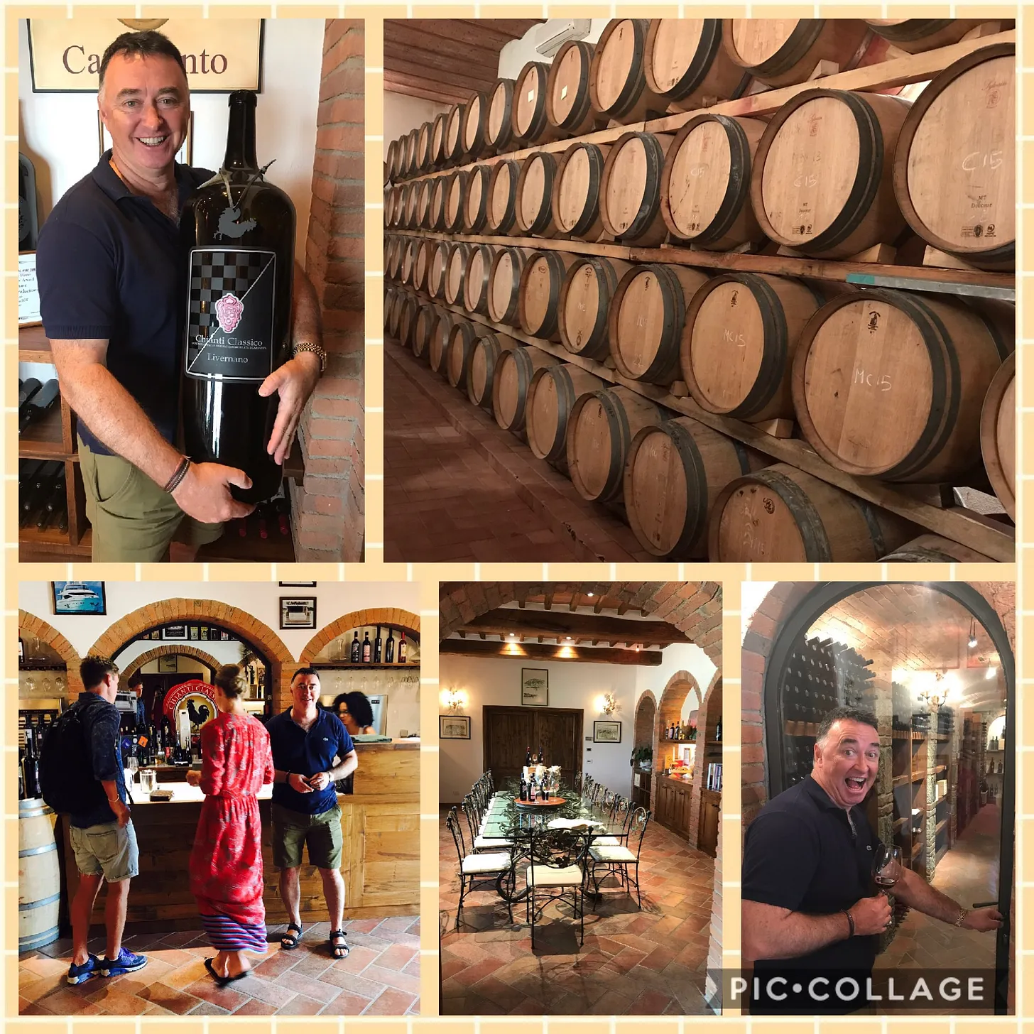 Niall and Paari O'Toole are chilling in Chianti