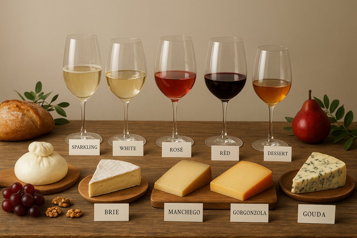 Essential Cheese and Wine Types for Tasting in 2025