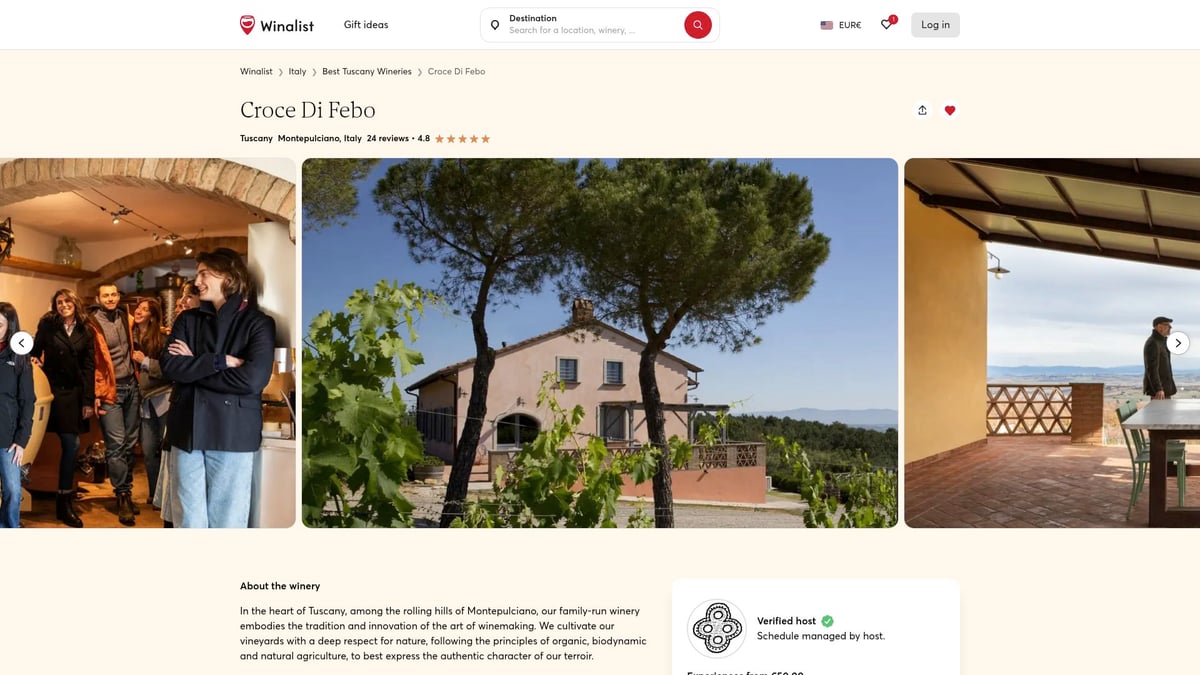 6 Unforgettable Montepulciano Wine Tasting Experiences 2025 - Croce di Febo