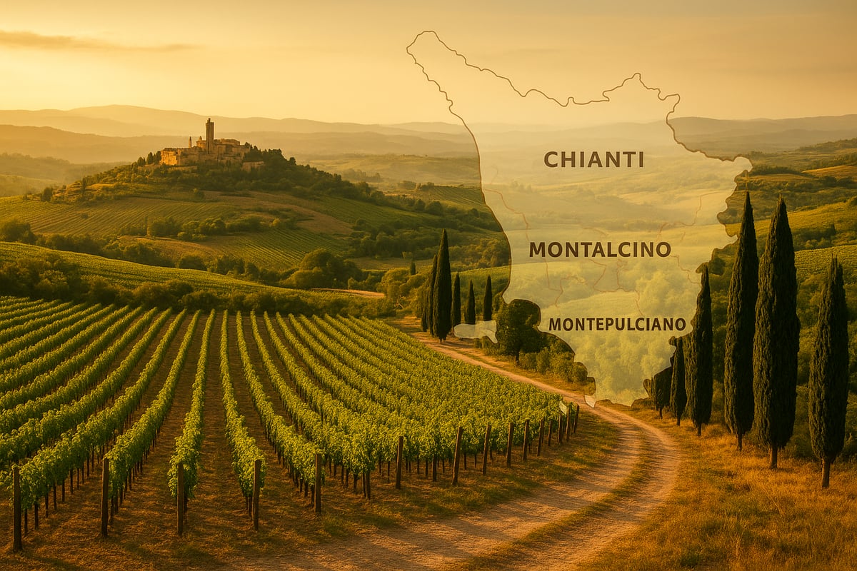 Exploring Tuscany’s Wine Regions: Map and Must-Visit Areas