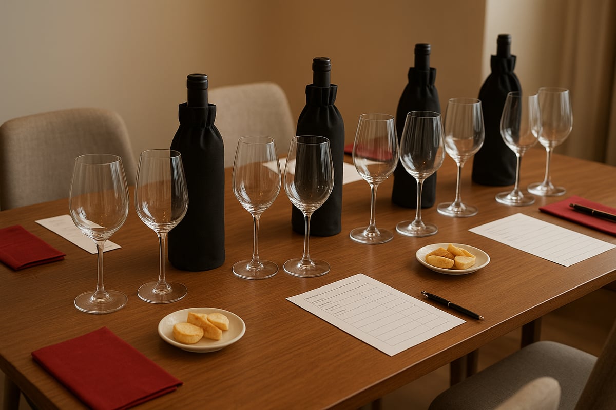 Essential Supplies and Setup for Blind Wine Tasting