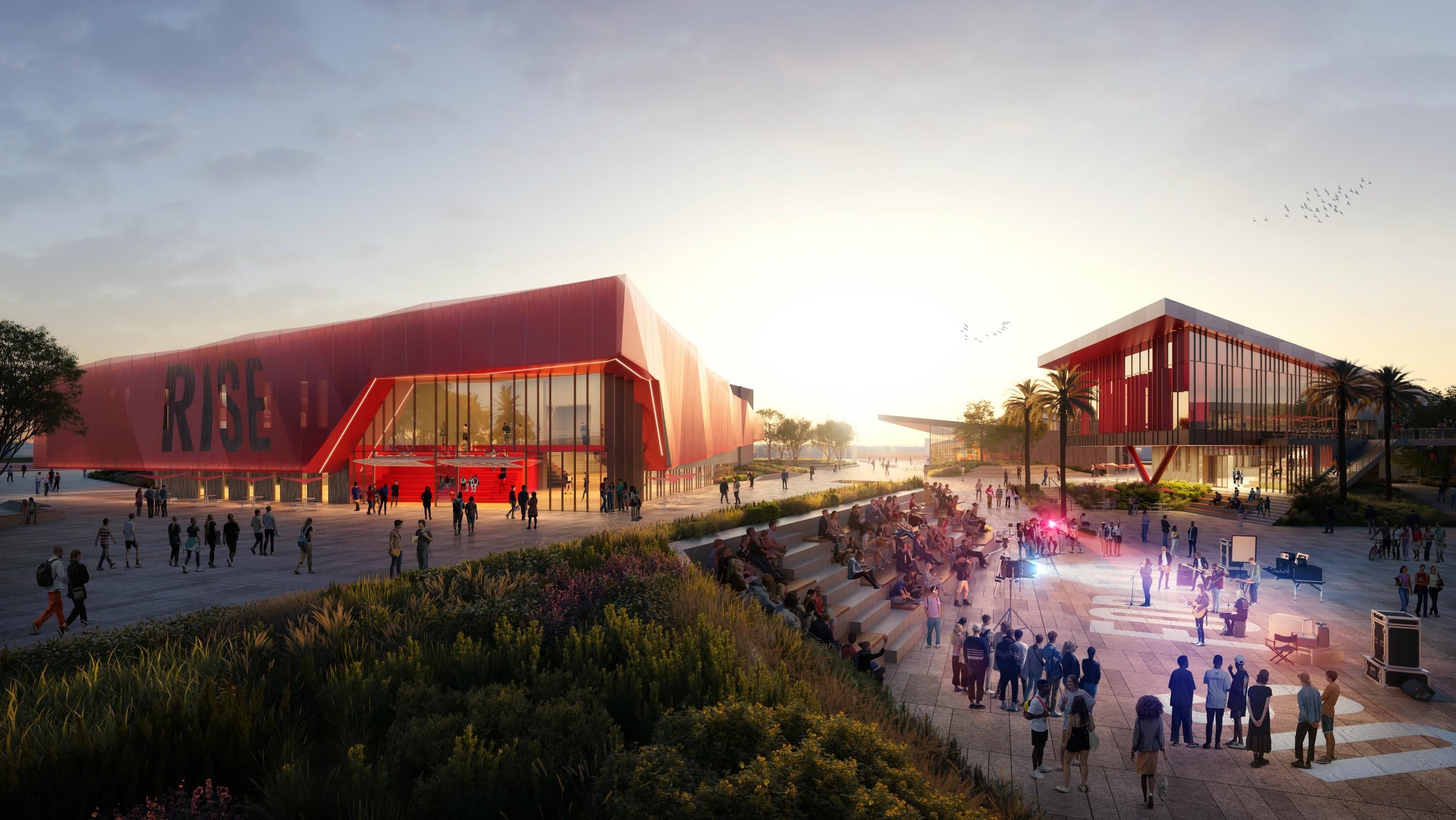 Rendering of Centennial High School