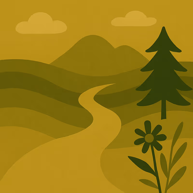 Care-full Courses Illustration depicting Nature Hike