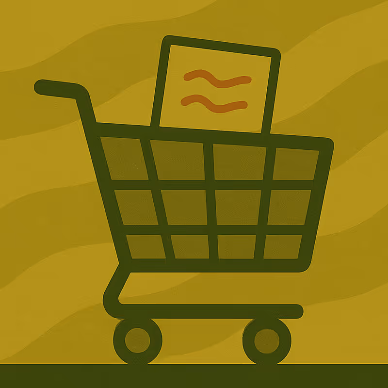 Care-full Courses Illustration depicting Supermarket Experiment