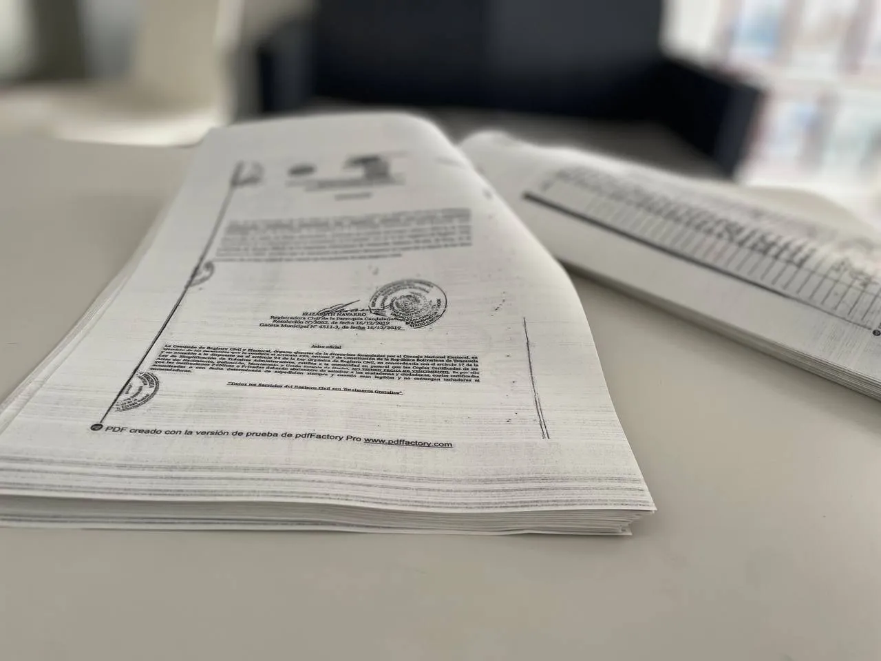 photo of documents