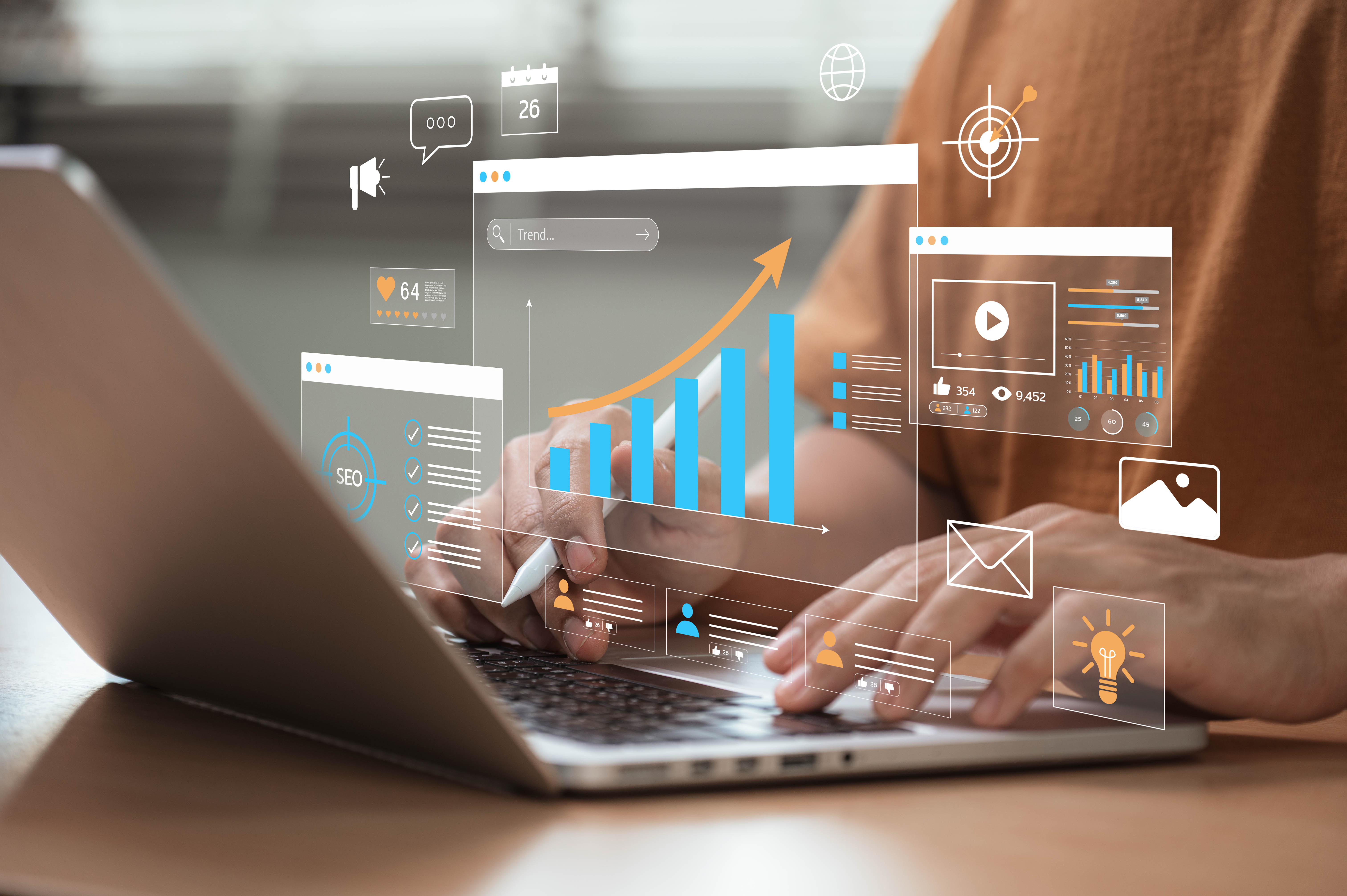 image of content management strategy session