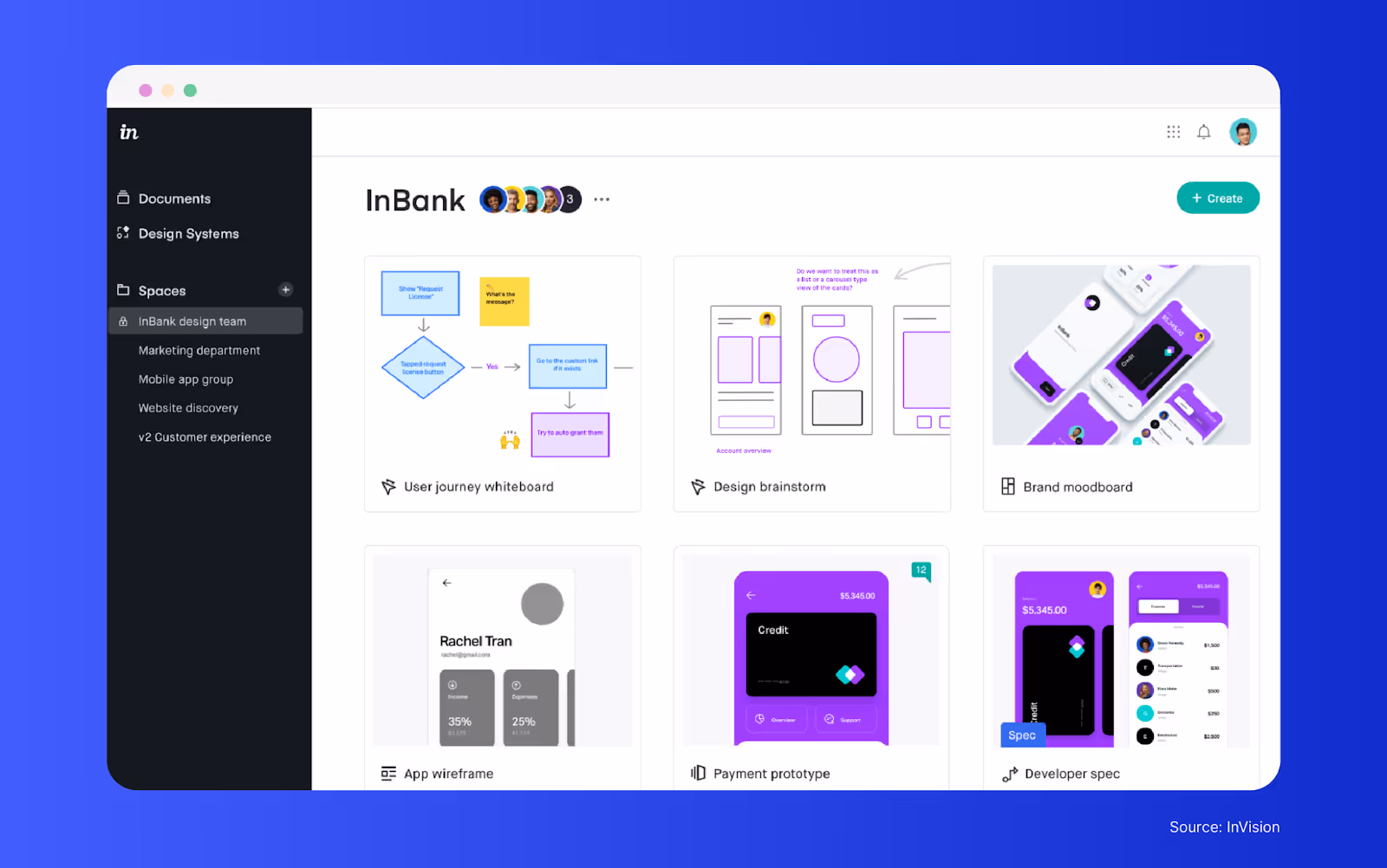 InVision interface