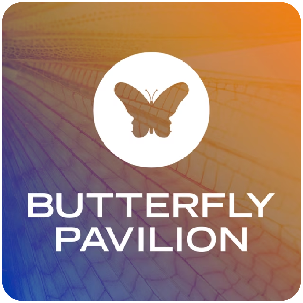 Butterfly Pavilion logo, client for DNA and genetics educational game development by 303 Software.