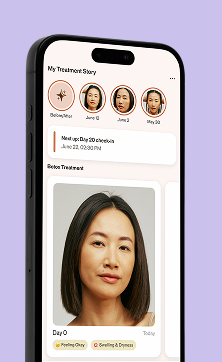 Screenshot of the GlowGuide app