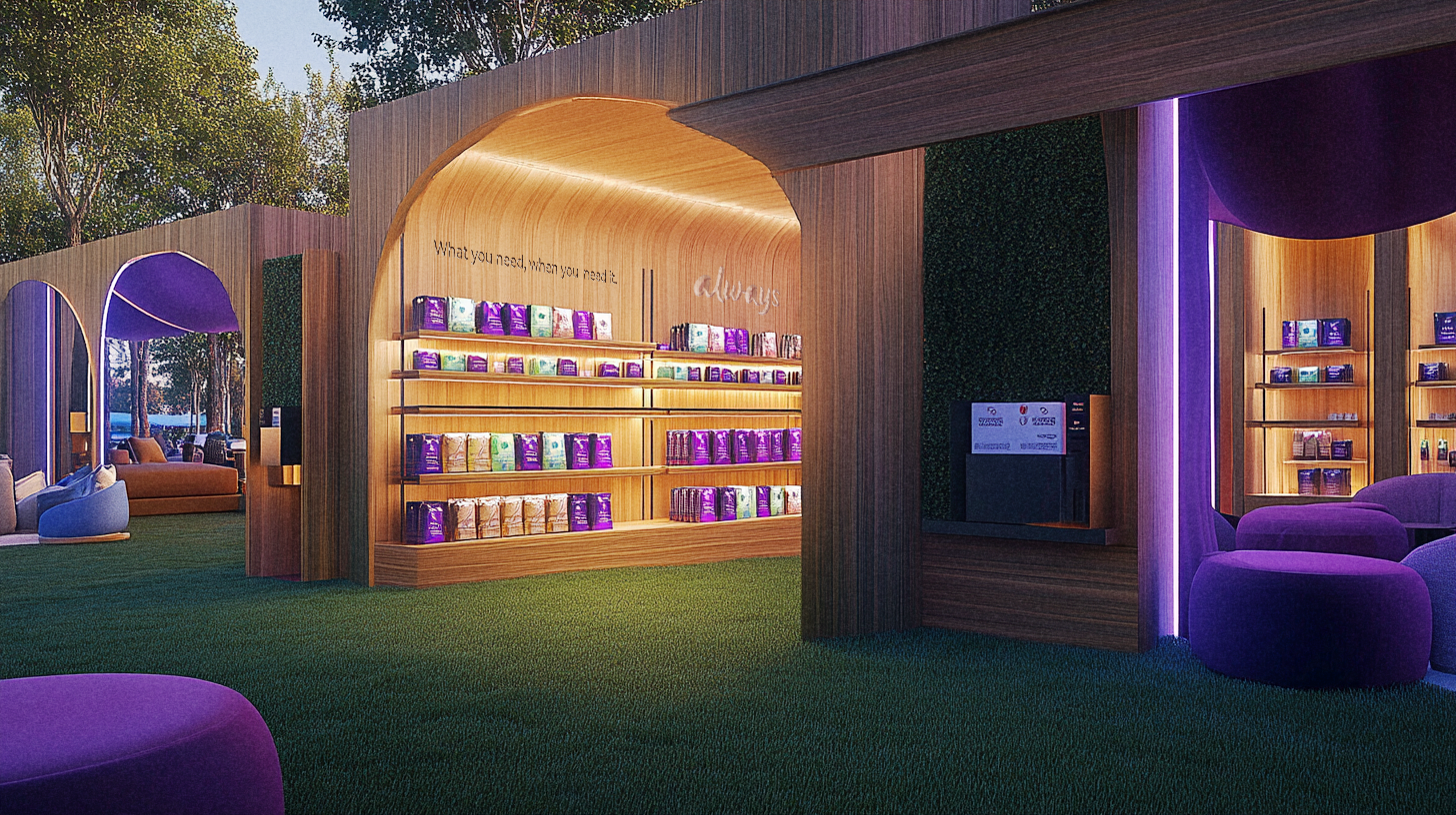 Room 28 Product Stands / Exclusive Women Area Entrance