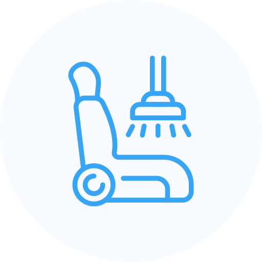 seat shampoo on