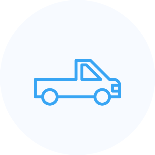 truck bed and mud icon
