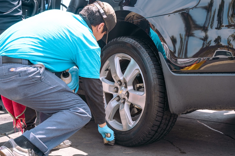 Cardiff Car Wash Tire Dressing