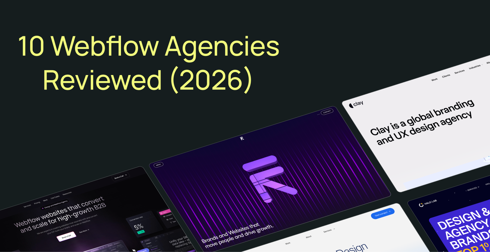 Best Webflow Agencies 2026