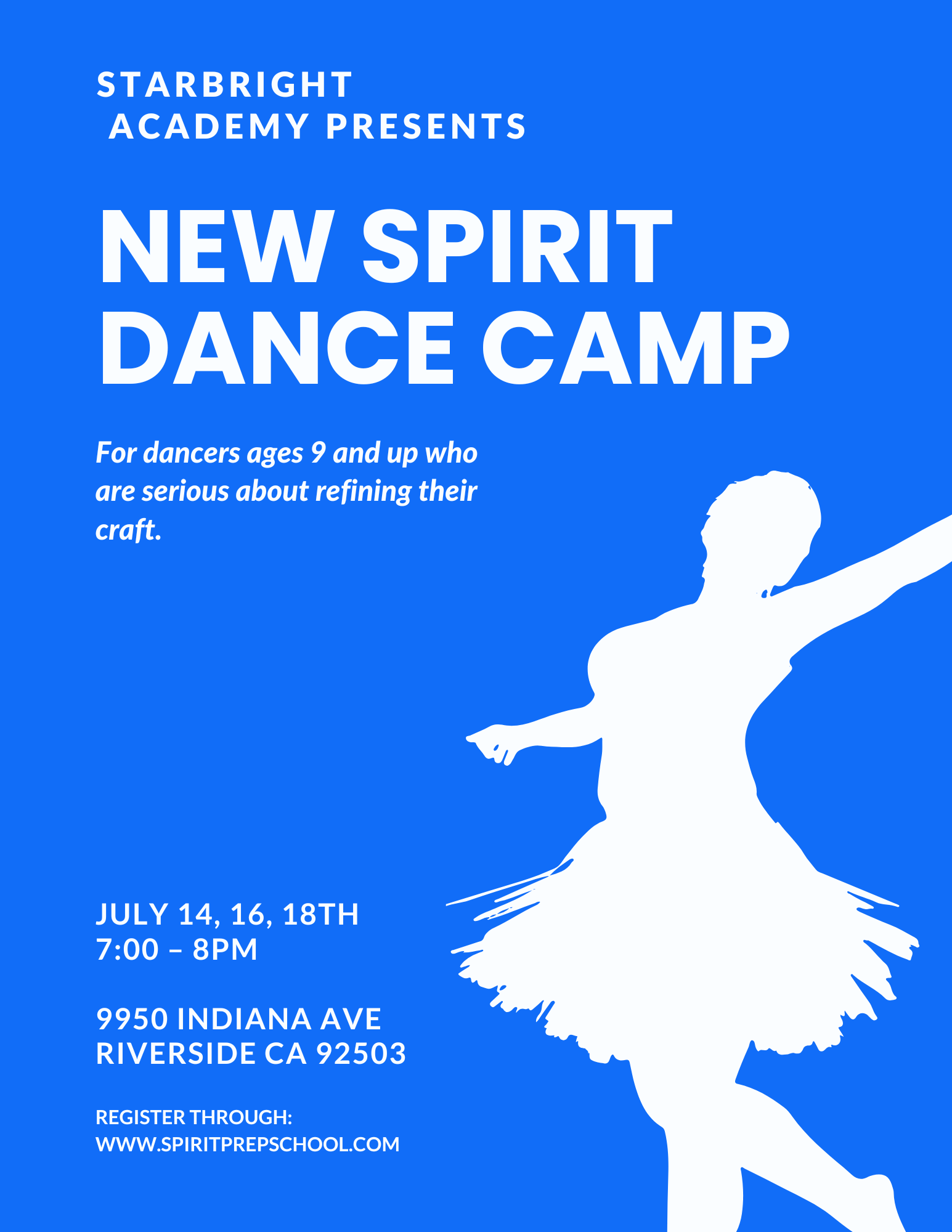 Now Enrolling: Summer Dance Camp at Spirit Prep – July 14–18
