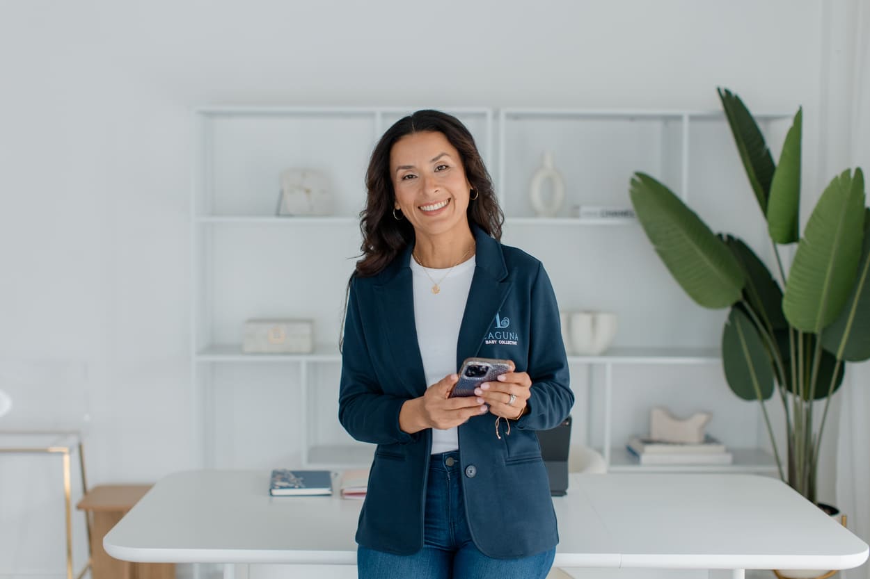 image of volunteer teaching children