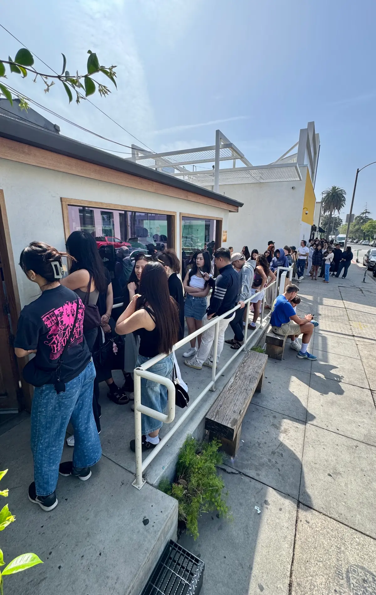 Skims community goods collab queue Los Angeles 