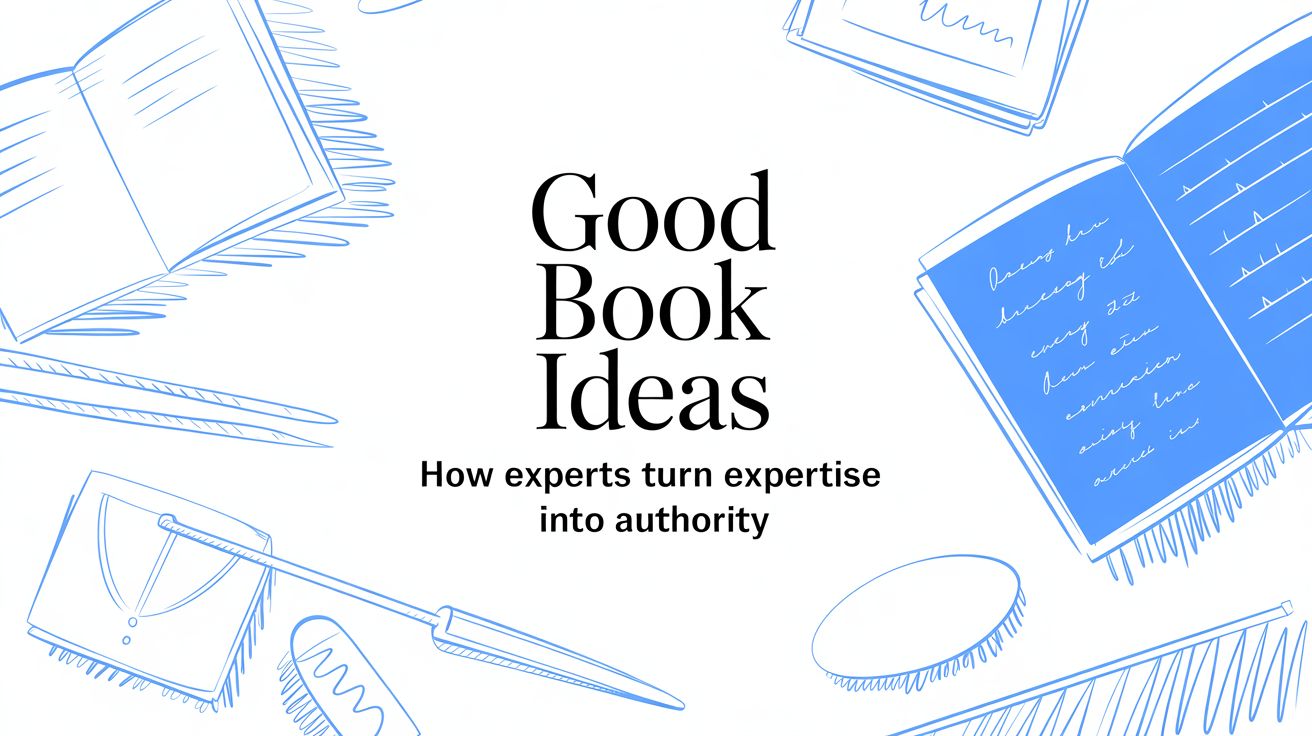 Good Book Ideas: How Experts Turn Expertise Into Authority