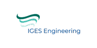 IGES Engineering logo Blue