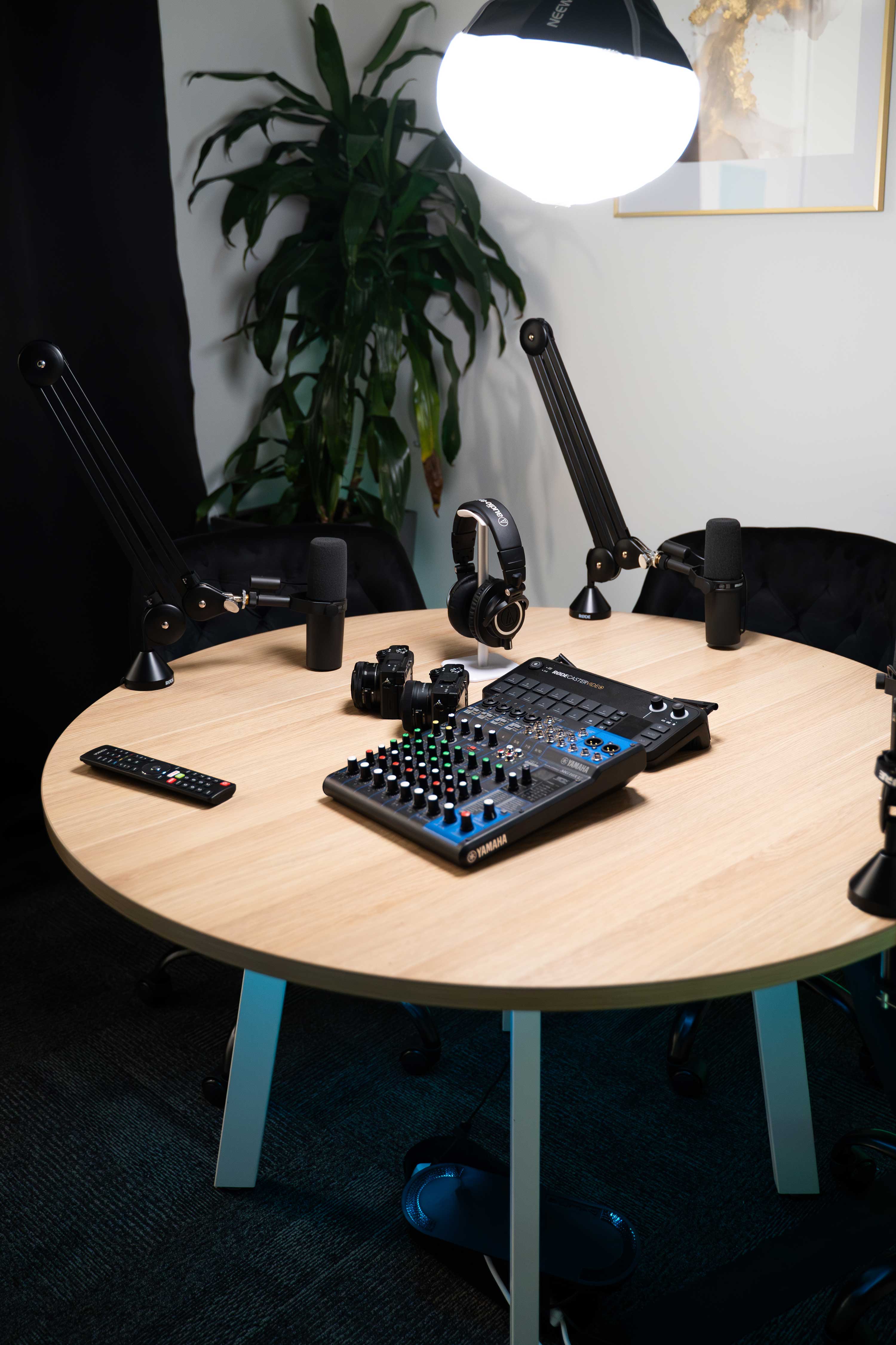 image of team brainstorming session (for a graphic design studio)