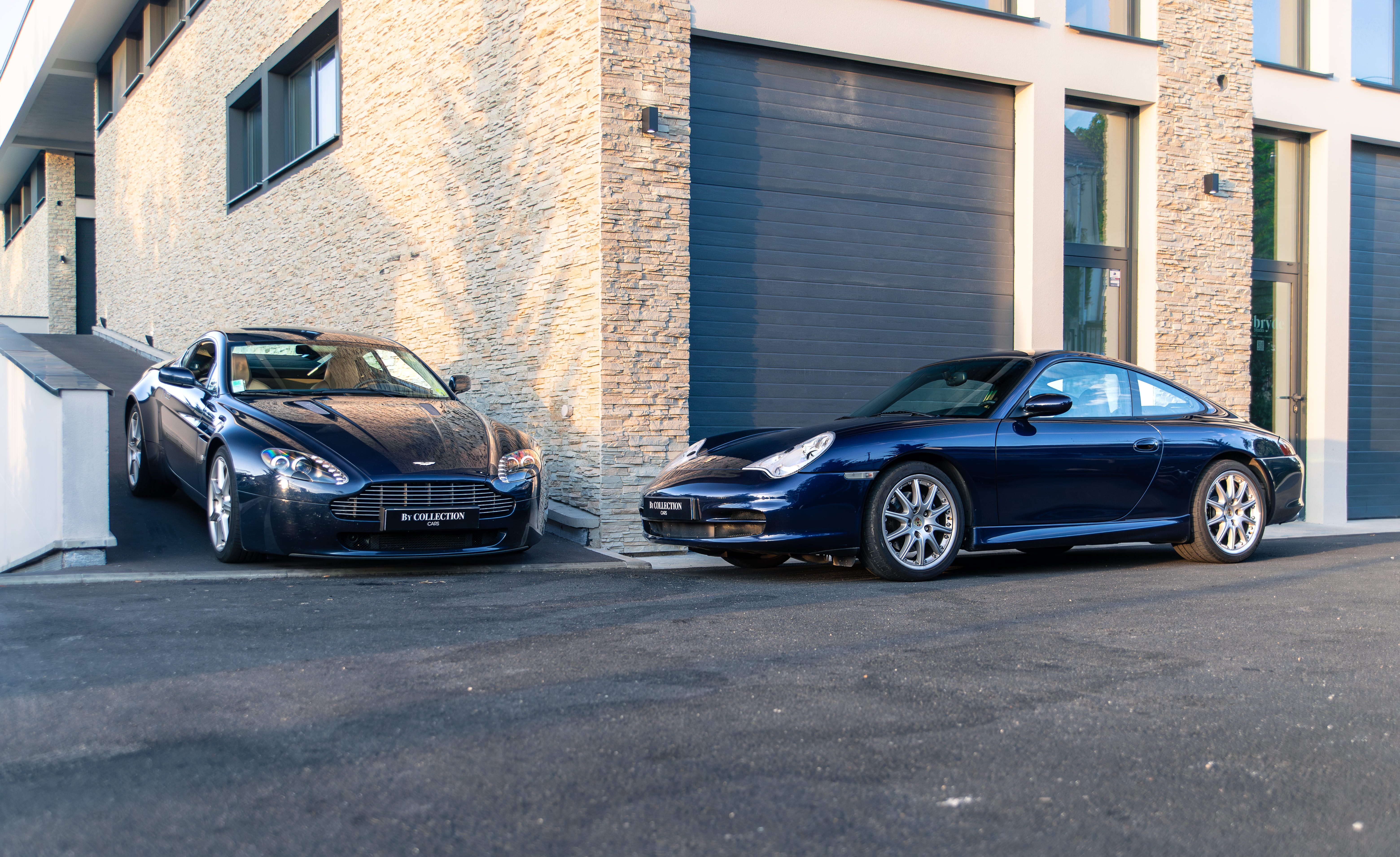 Aston Martin V8 Vantage & Porsche 911 Carrera 996