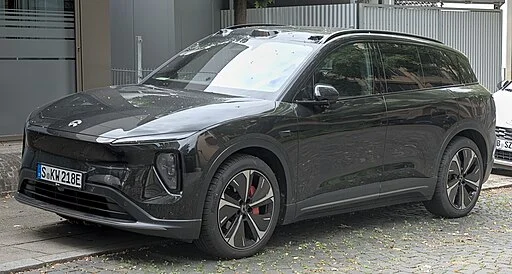 Een elektrische Nio EL6 klaar voor de verkoop via AutoInkoopSpecialist.nl.