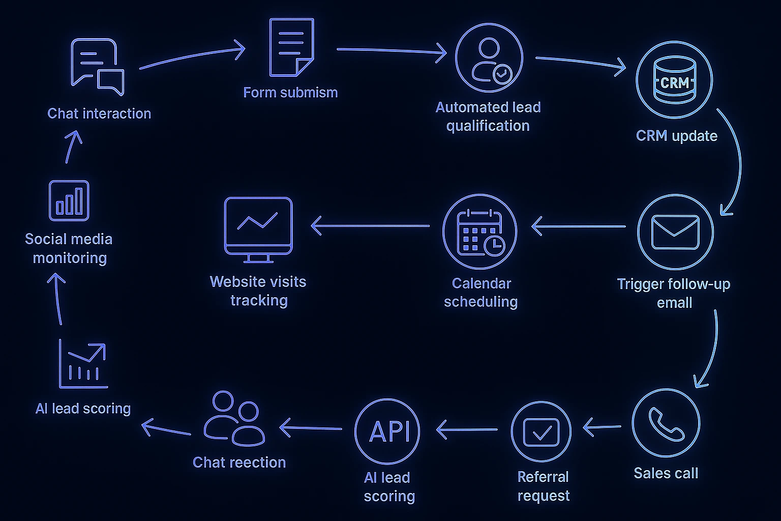 Sales automation workflow overview